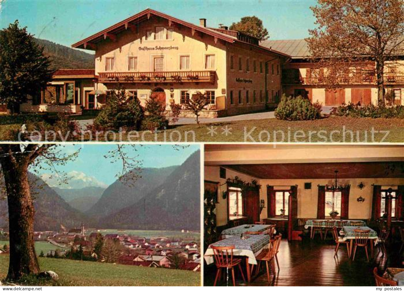 72902626 Inzell Gasthaus Pension Schwarzberg Deutsche Alpenstrasse Alpen Inzell - Andere & Zonder Classificatie