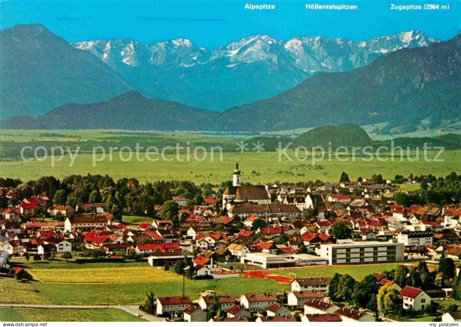 72902622 Murnau Staffelsee Naturschutzgebiet Murnauer Moos Alpenpanorama Flieger - Sonstige & Ohne Zuordnung