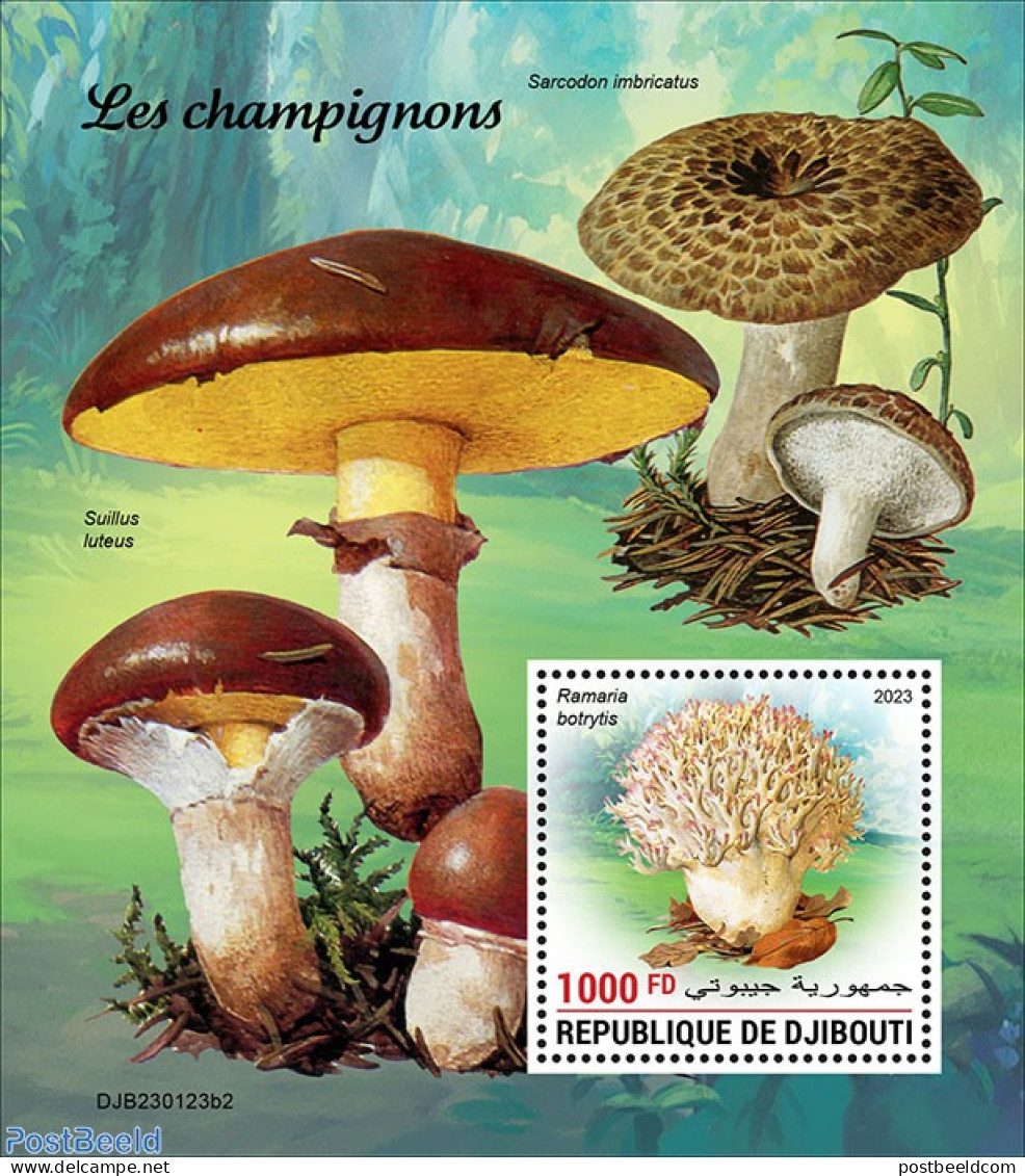 Djibouti 2023 Mushrooms, Mint NH, Nature - Mushrooms - Funghi