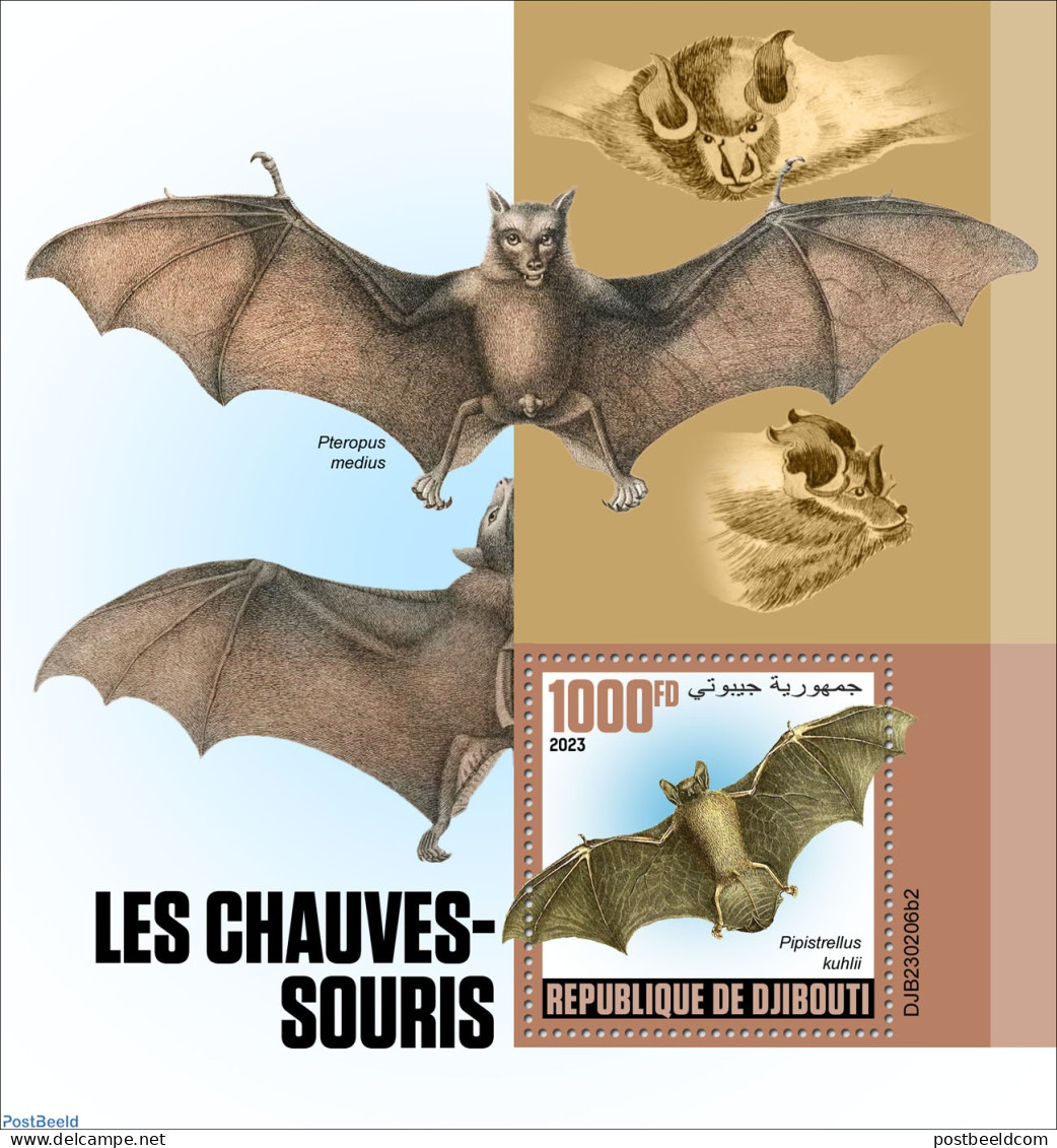 Djibouti 2023 Bats, Mint NH, Nature - Bats - Dschibuti (1977-...)