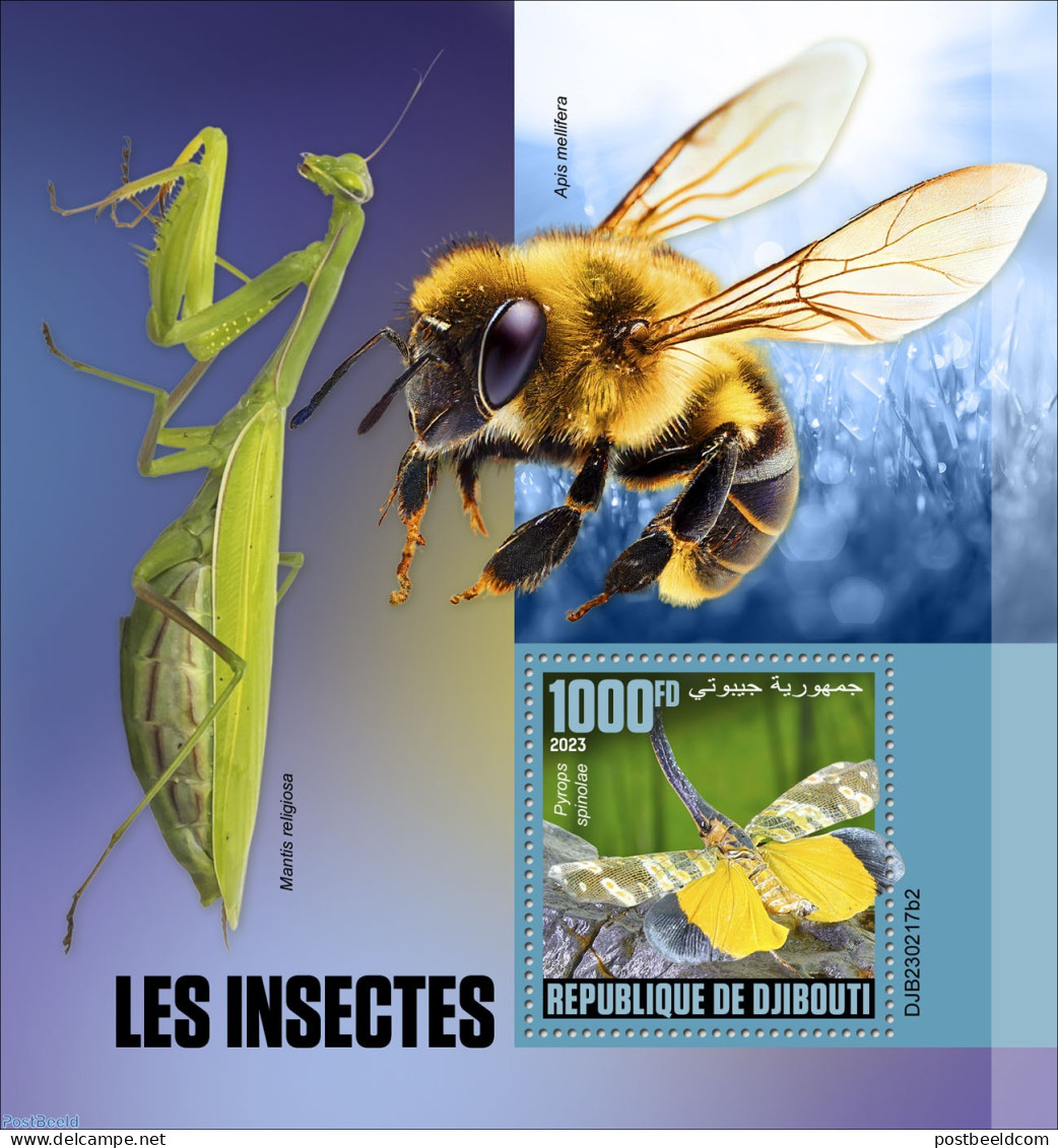 Djibouti 2023 Insects, Mint NH, Nature - Bees - Insects - Yibuti (1977-...)