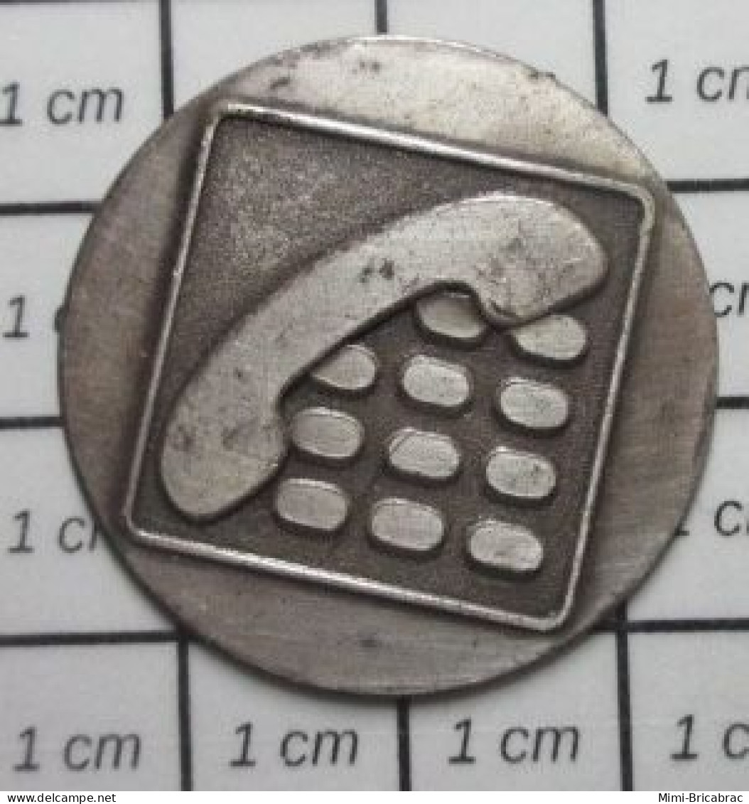 1818c Pin's Pins / Beau Et Rare / FRANCE TELECOM / GRAND PIN'S METAL ACIER LOGO ANNEES 90 - France Telecom