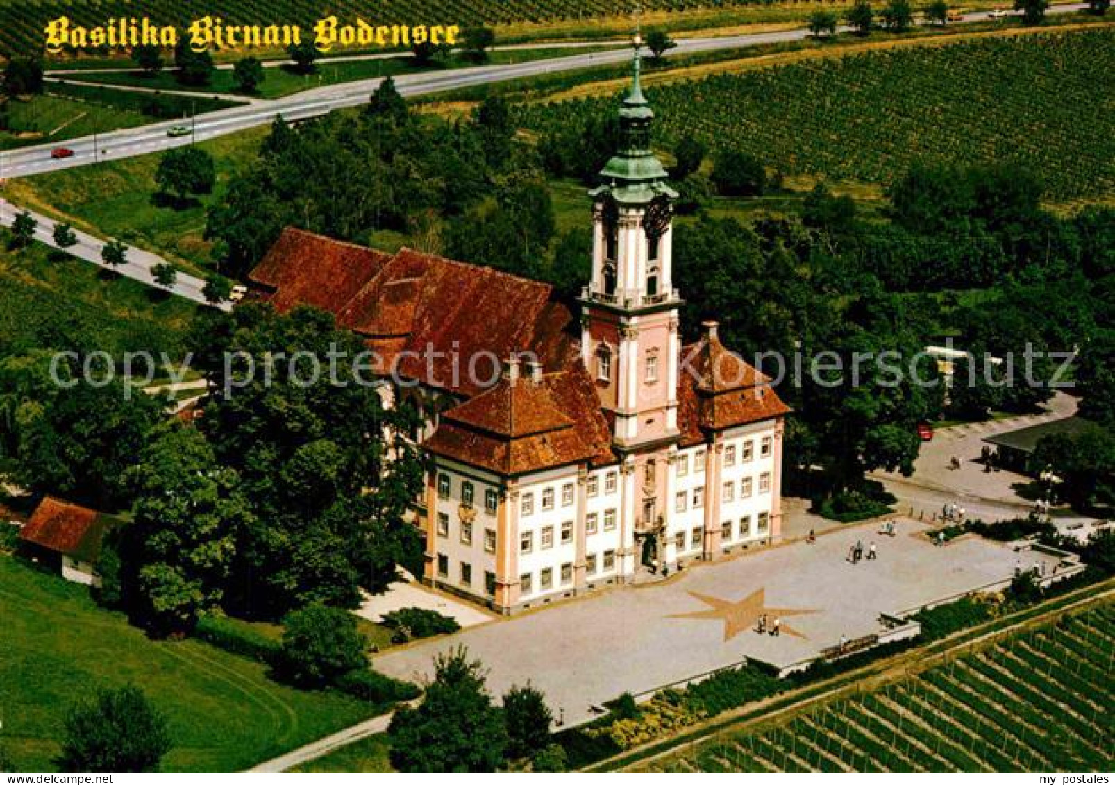 72901756 Birnau Basilika Fliegeraufnahme Uhldingen-Muehlhofen - Andere & Zonder Classificatie