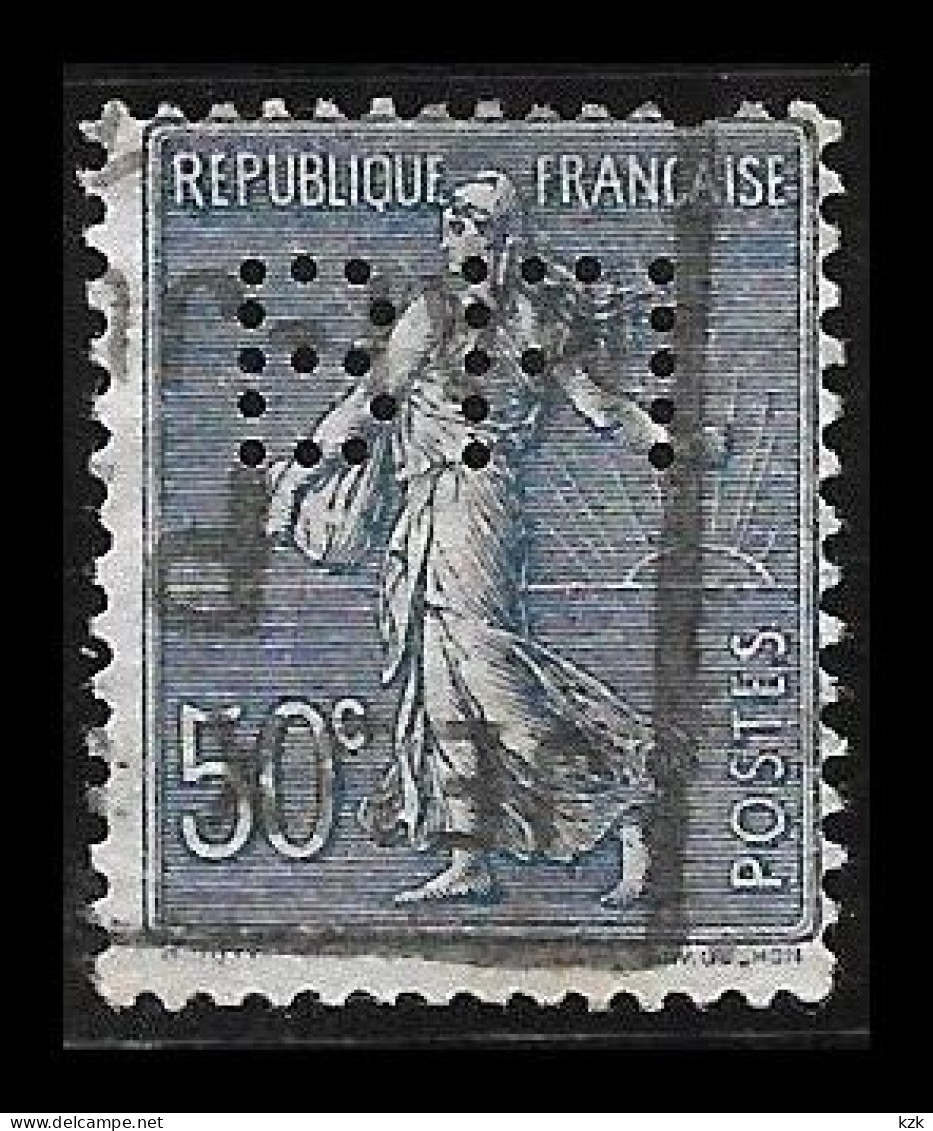 1 04	10	01	N°	161	Perforé	-	BFI 103	-	BANQUE FRANCE & ITALIE  Pour AMERIQUE Du SUD - Gebruikt