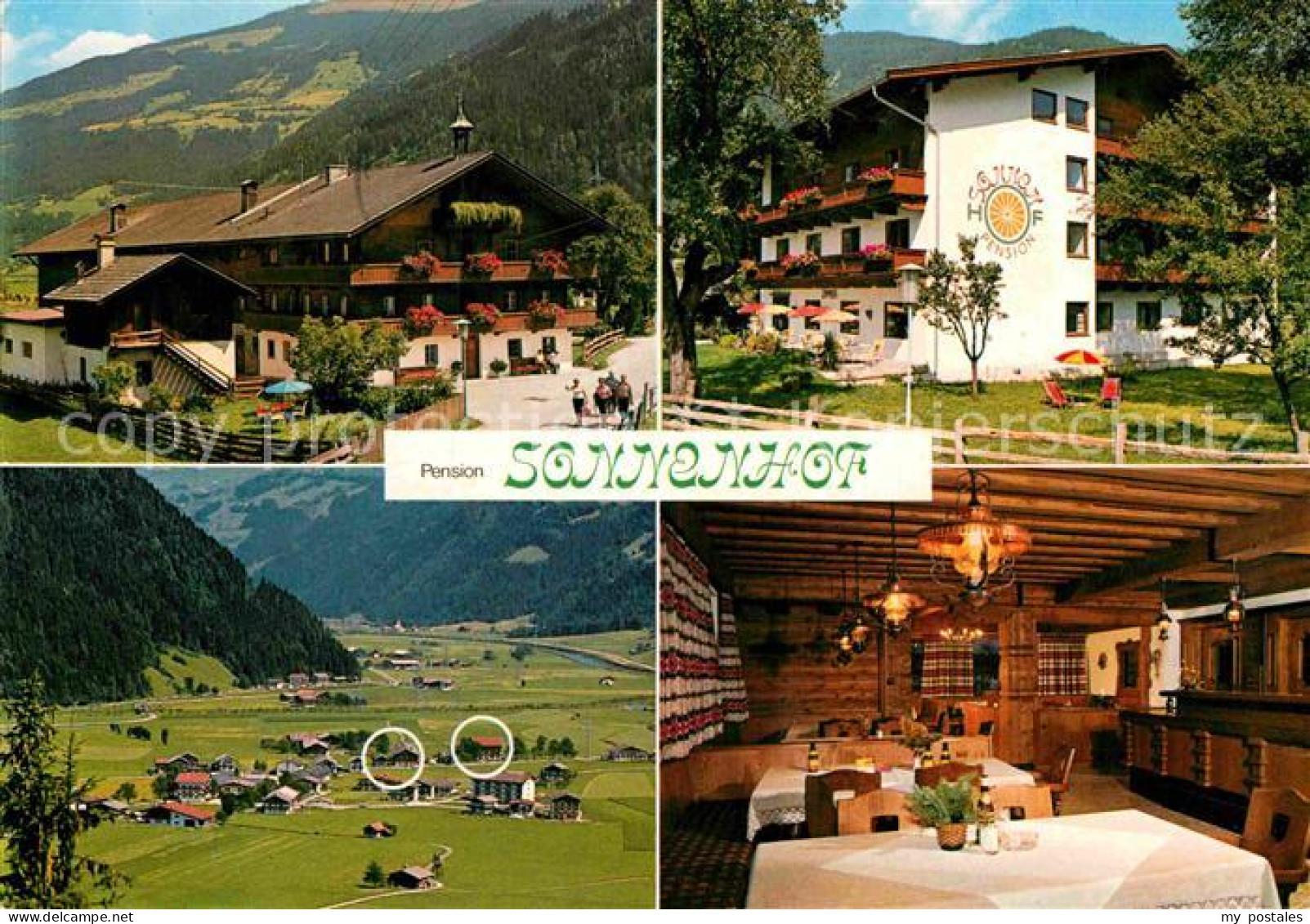 72901712 Zell Ziller Tirol Pension Sonnenhof Restaurant Panorama Zillertal Zell  - Autres & Non Classés