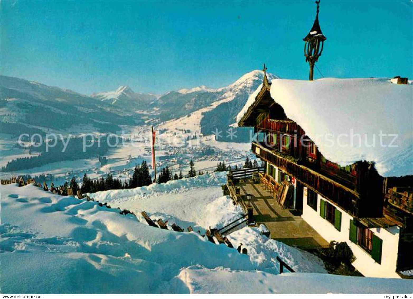 72901633 Kirchberg Tirol Winterpanorama Alpen Blick Vom Filzerhof Gegen Rettenst - Autres & Non Classés