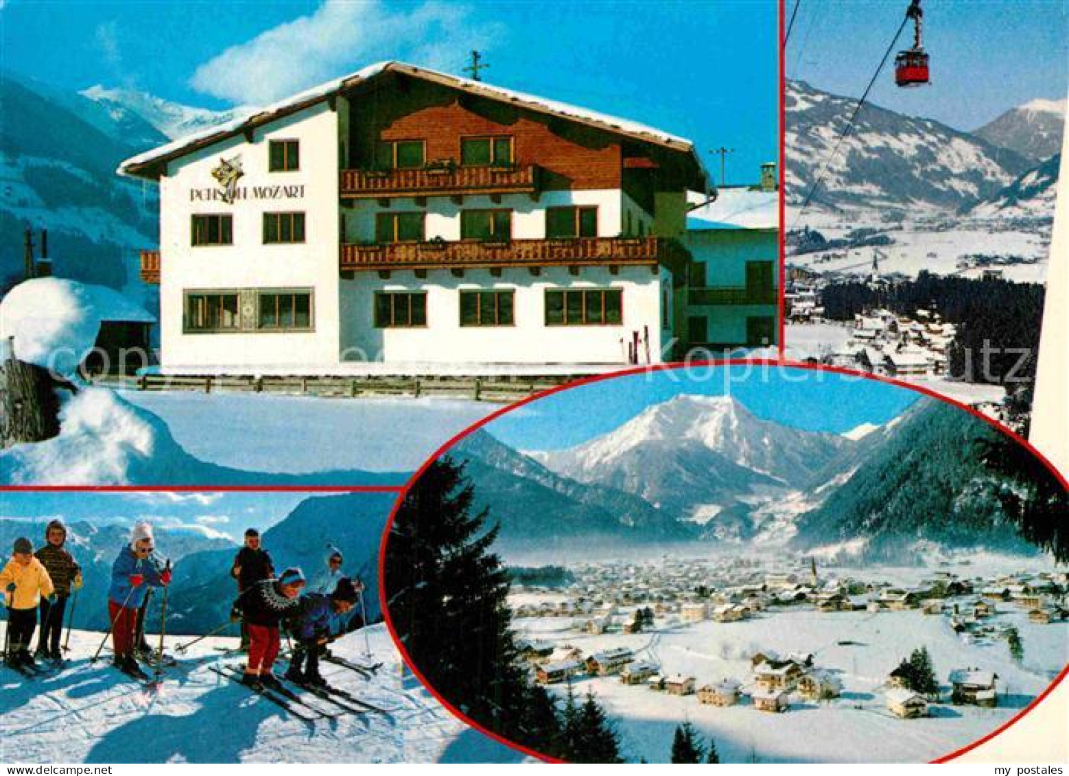 72901630 Mayrhofen Zillertal Pension Mozart Wintersportplatz Alpenpanorama Bergb - Autres & Non Classés