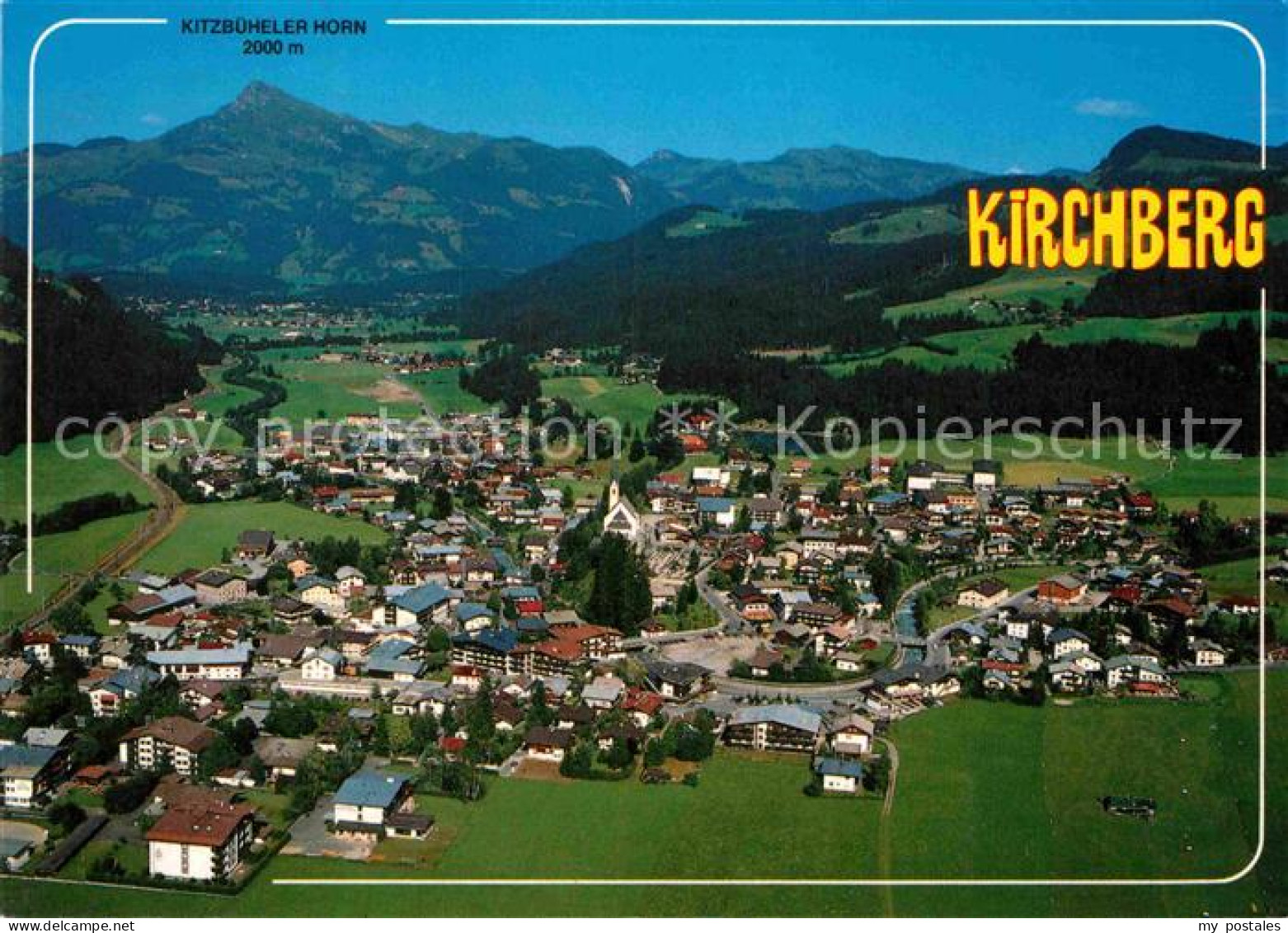 72901612 Kirchberg Tirol Fliegeraufnahme Kirchberg In Tirol - Andere & Zonder Classificatie