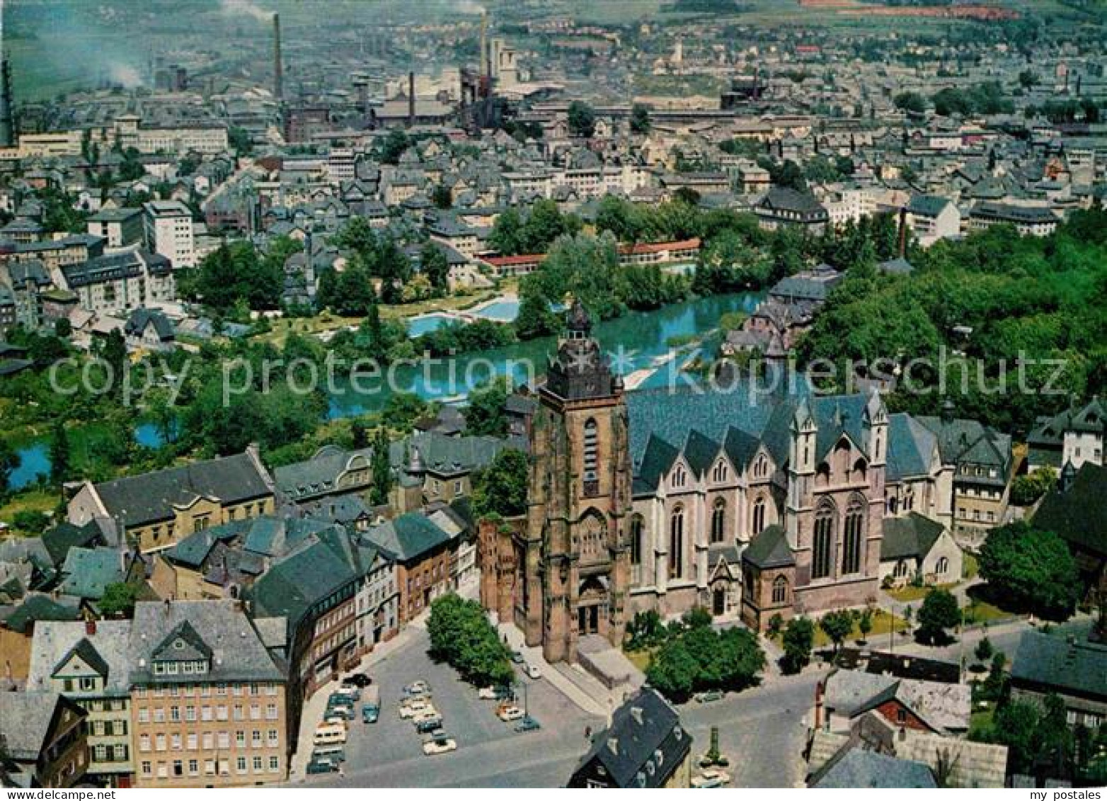 72901503 Wetzlar Fliegeraufnahme Mit Kirche Wetzlar - Wetzlar