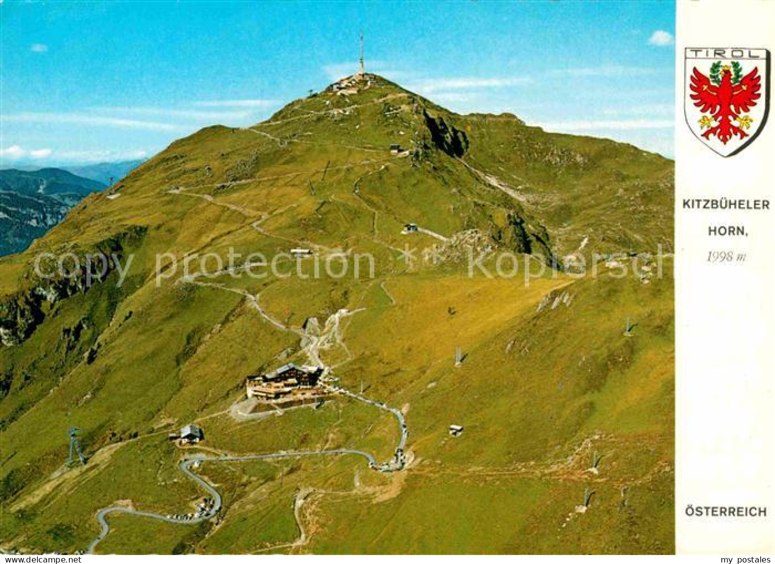 72901485 Kitzbuehel Tirol Kitzbueheler Horn Mit Grossglockner Fliegeraufnahme Ki - Sonstige & Ohne Zuordnung