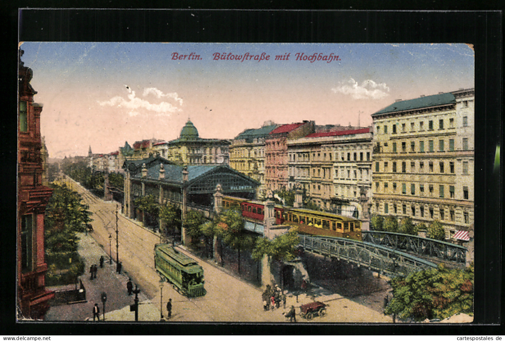 AK Berlin-Schöneberg, Bülowstrasse Mit Hochbahn  - Schöneberg