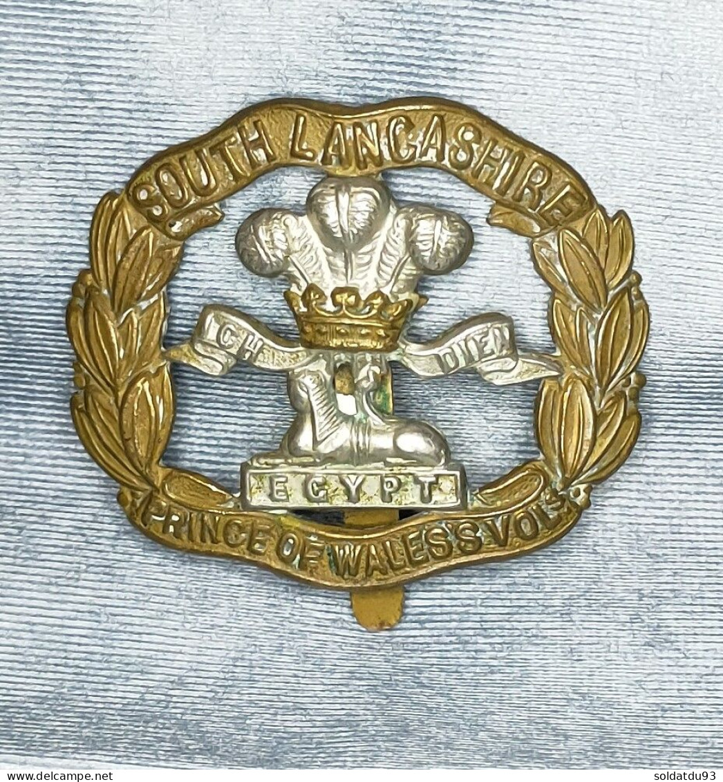Insigne De Casquette Du Régiment Du Prince De Galles Du Sud Du Lancashire - 1914-18