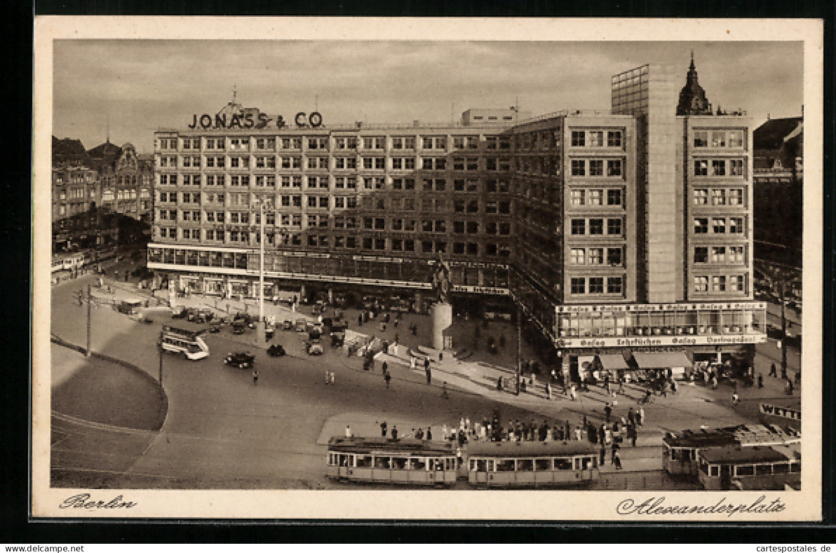 AK Berlin, Strassenbahnen Auf Dem Alexanderplatz  - Tram