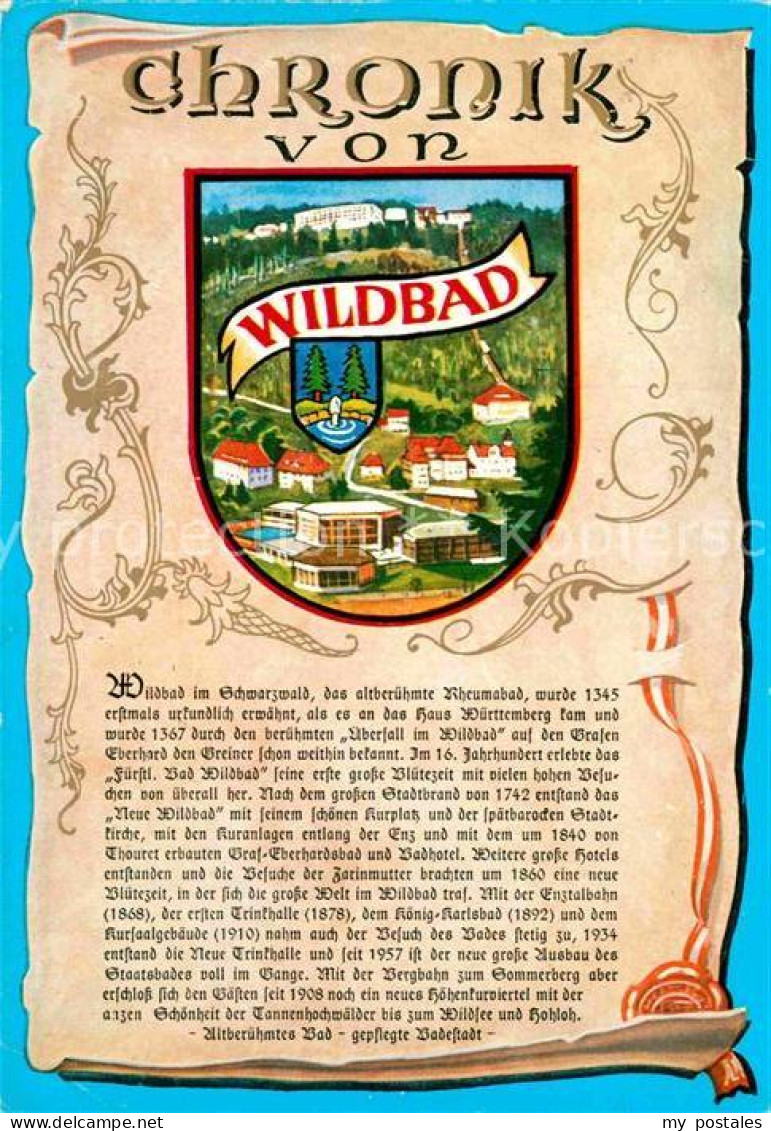 72901393 Wildbad Schwarzwald Chronik Bad Wildbad - Other & Unclassified