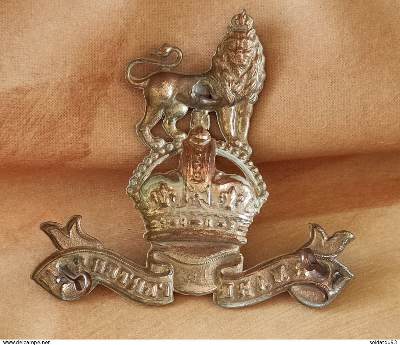 Insigne De Casquette Royal Marine - 1914-18