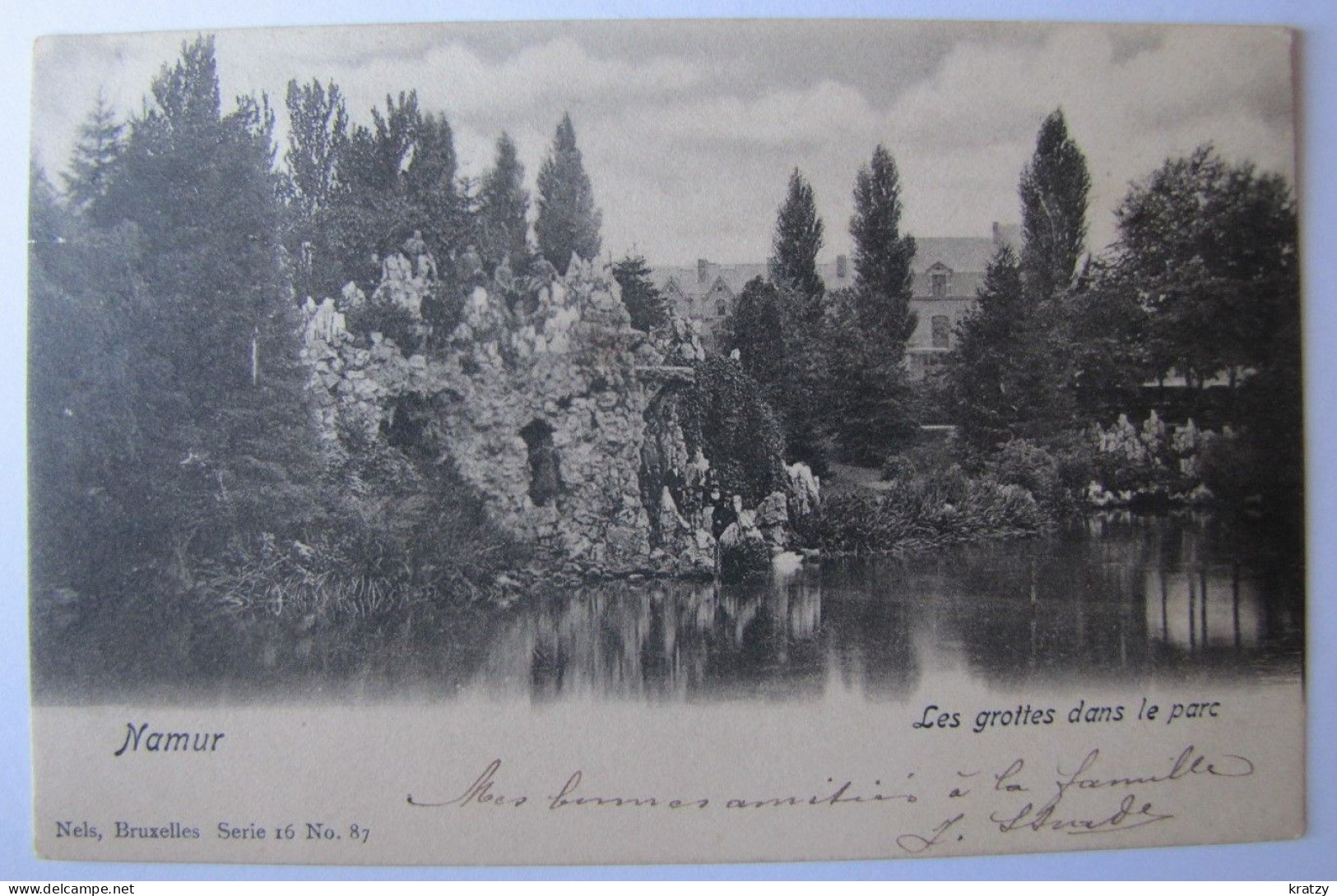 BELGIQUE - NAMUR - VILLE - Les Grottes Dans Le Parc - 1904 - Namur