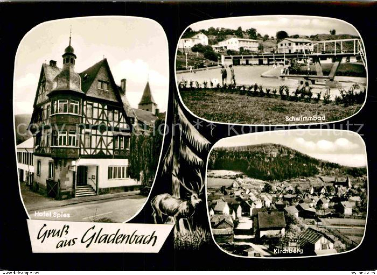 72901148 Gladenbach Hotel Spies Schwimmbad Kirchberg Ammenhausen - Andere & Zonder Classificatie