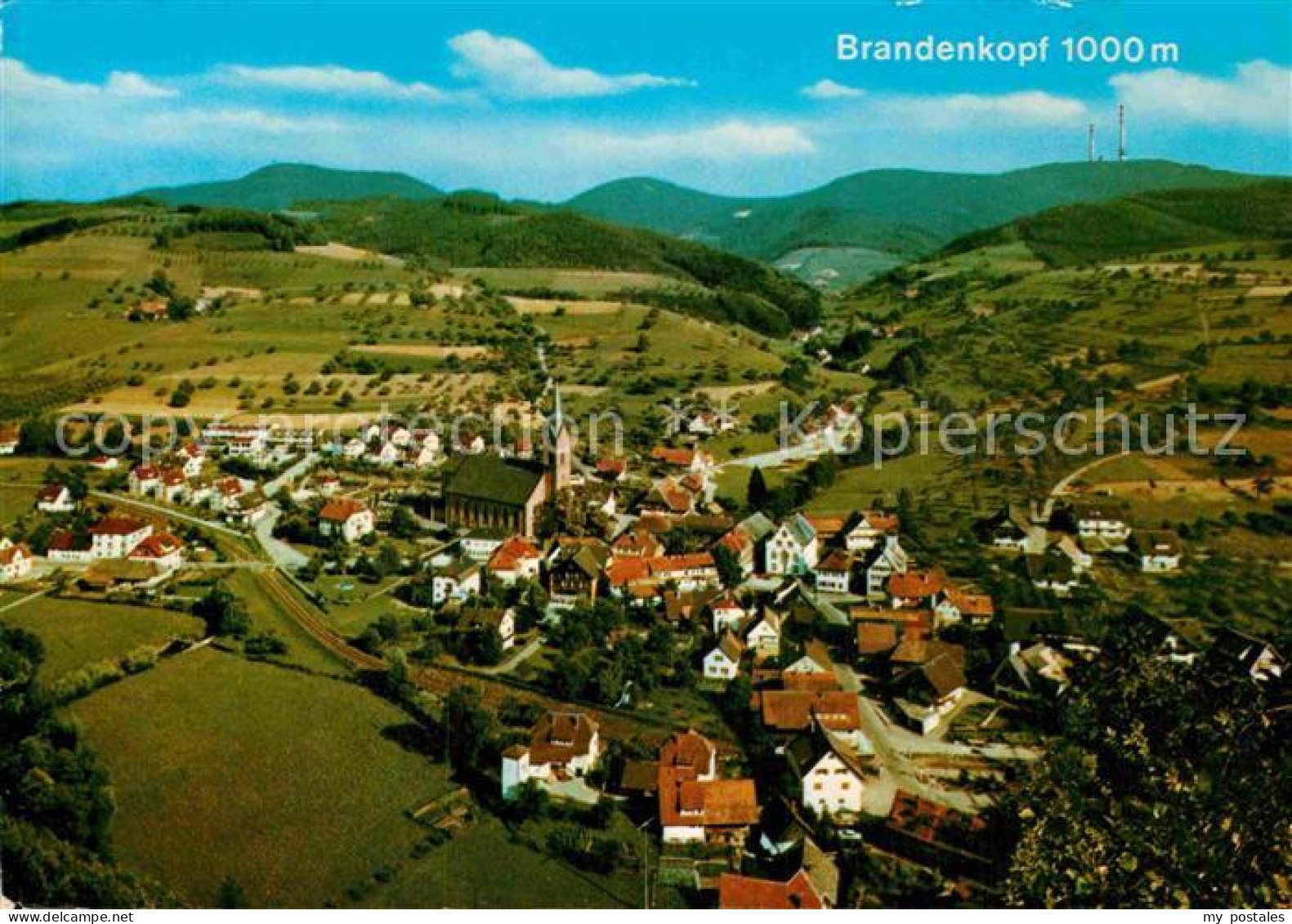 72901045 Oberharmersbach Fliegeraufnahme Oberharmersbach - Andere & Zonder Classificatie