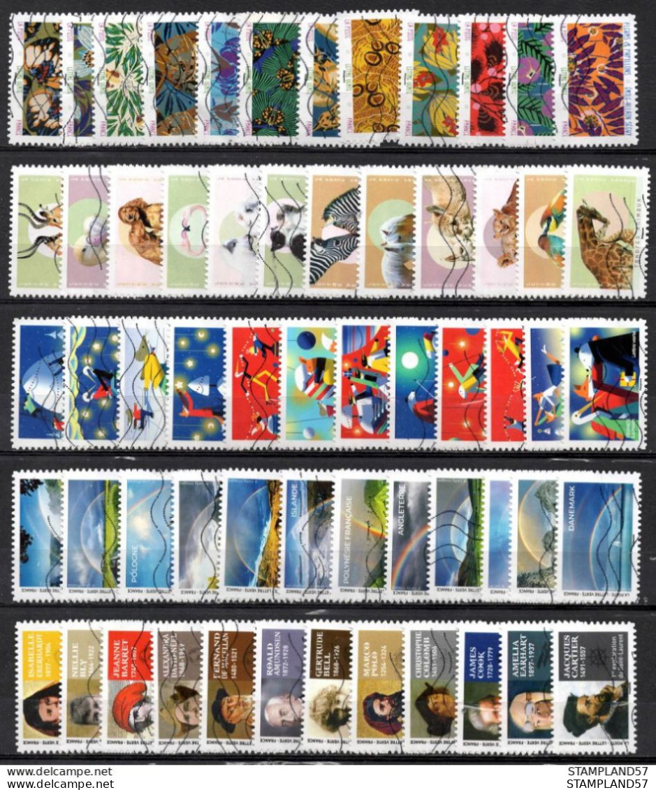 FRANCE 2023/22 Oblitéré :  LOT 5 Séries - Used Stamps