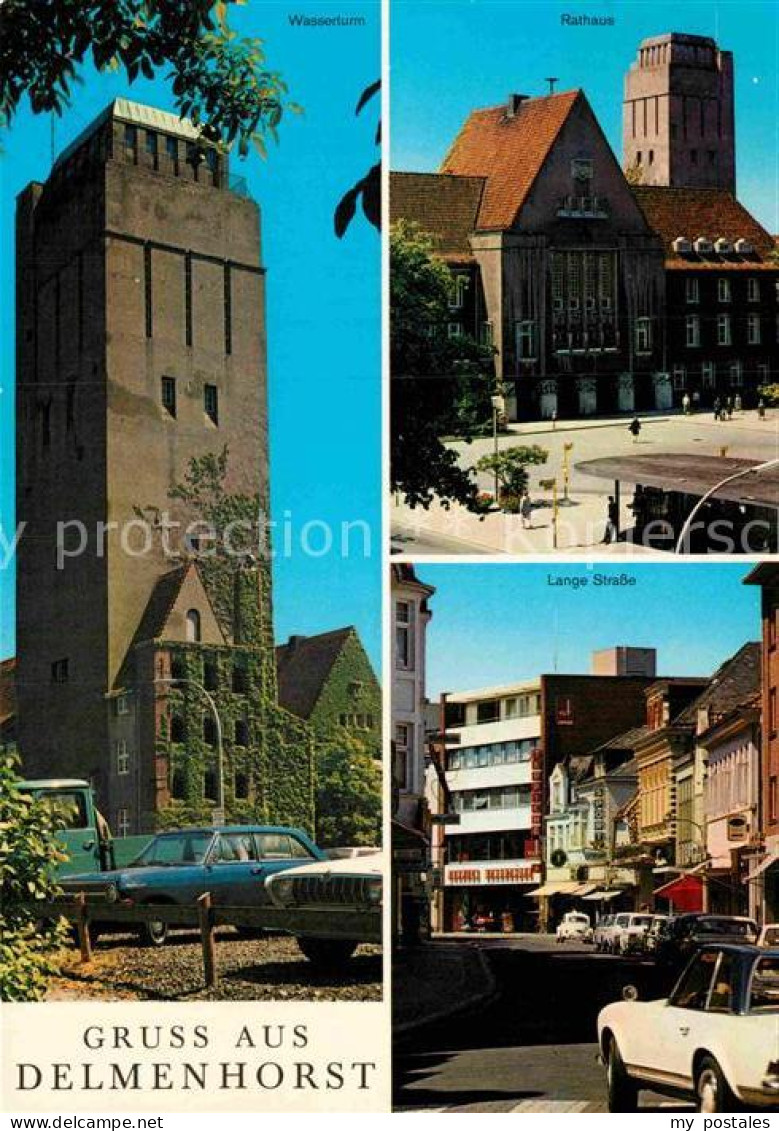 72900999 Delmenhorst Wasserturm Rathaus Lange Strasse Delmenhorst - Delmenhorst