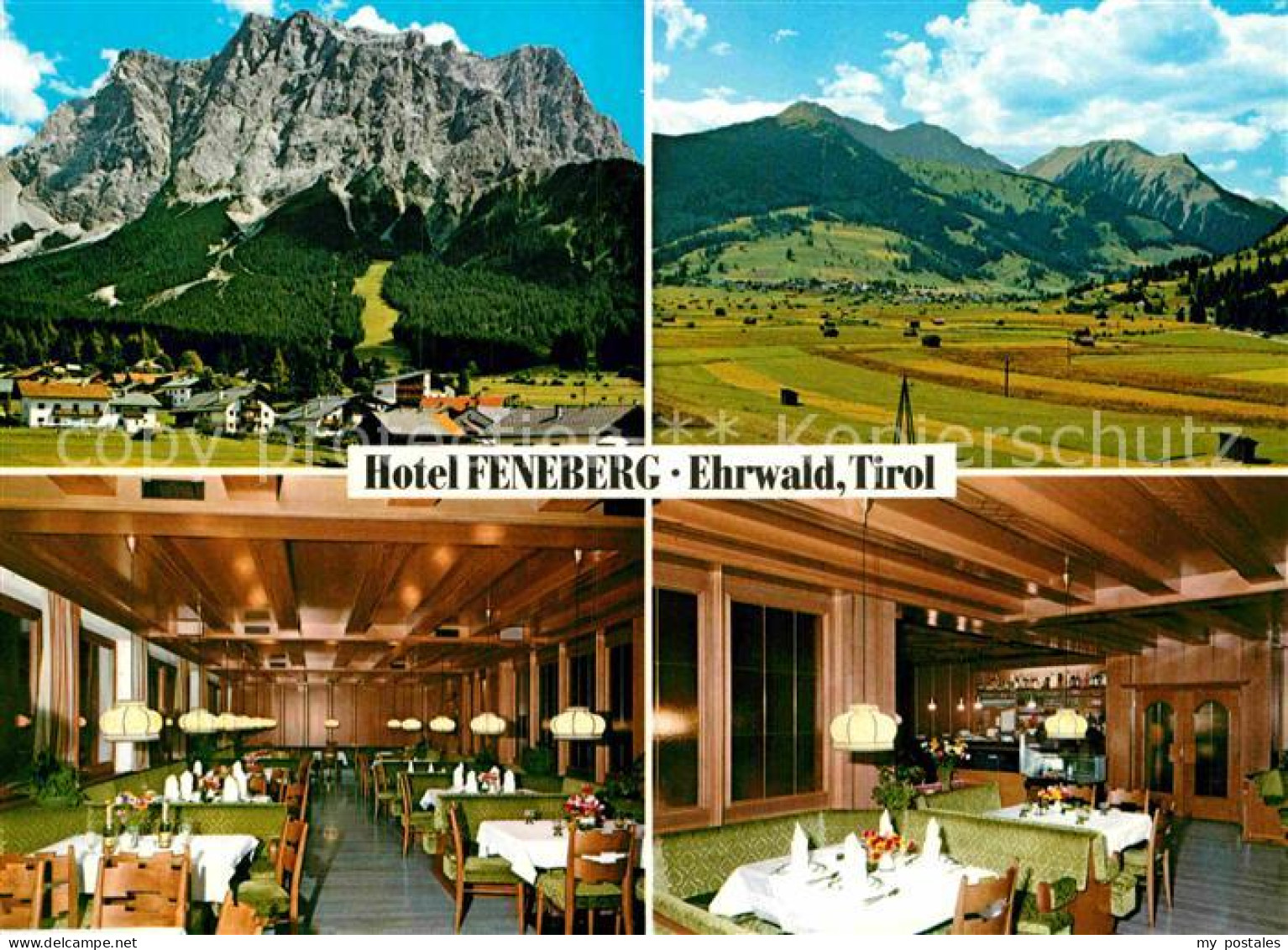 72900856 Ehrwald Tirol Hotel Feneberg Speisesaal Panorama Ehrwald - Autres & Non Classés