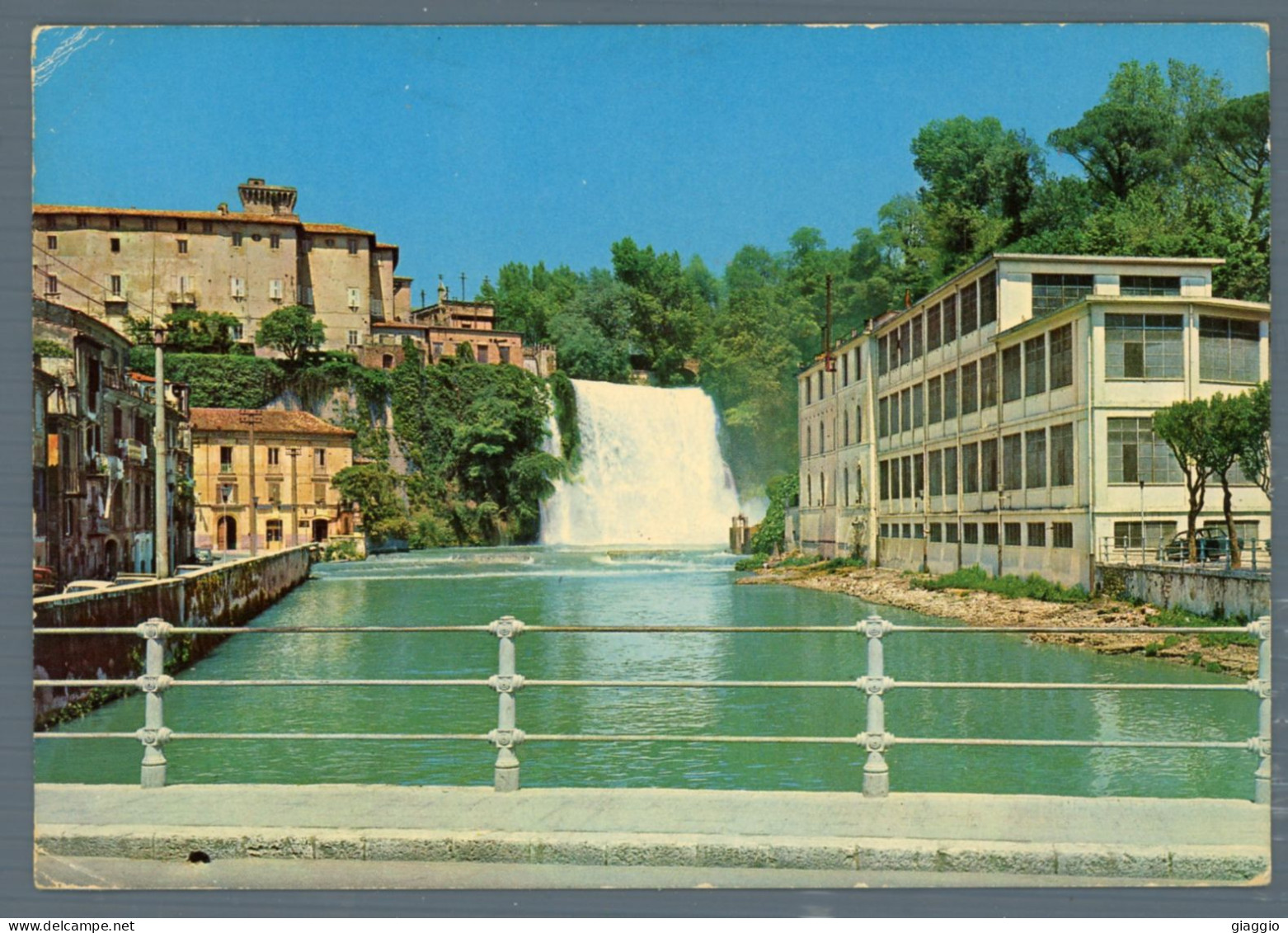 °°° Cartolina - Isola Del Liri Cascata Grande - Ponte Napoli Viaggiata °°° - Frosinone