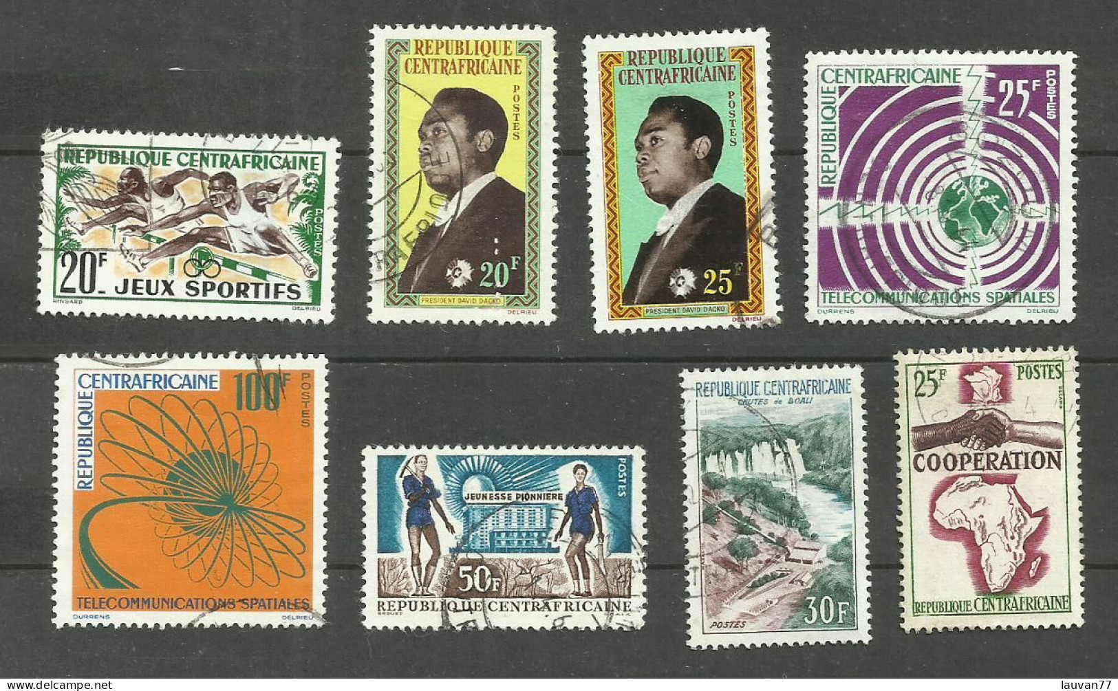 République CENTRAFRICAINE N°20, 22, 23, 27 à 30, 41 Cote 4.35€ - Zentralafrik. Republik