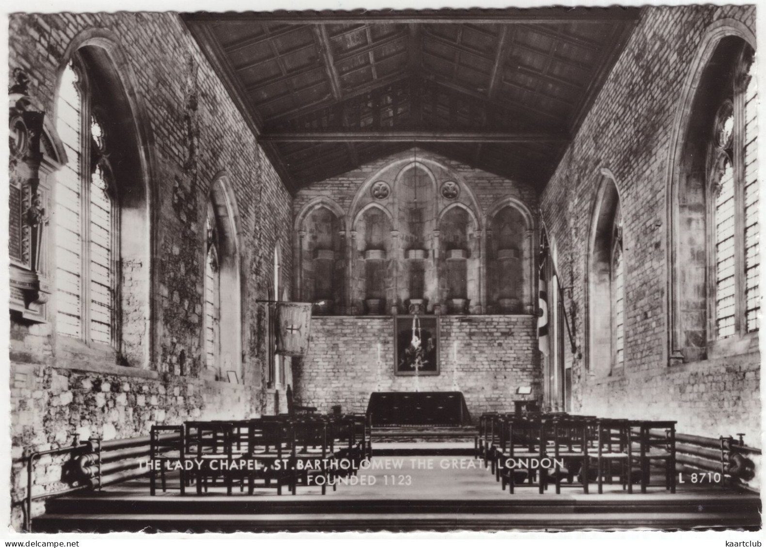 The Lady Chapel, St. Bartholomew The Great, London.  Founded 1123.   -  (London - England) - Andere & Zonder Classificatie