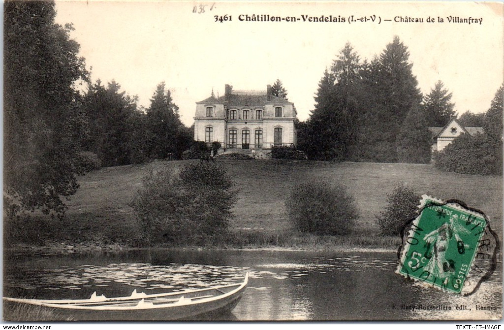 35 CHATILLON EN VENDELAIS - CHATEAUde Villanfray  - Autres & Non Classés