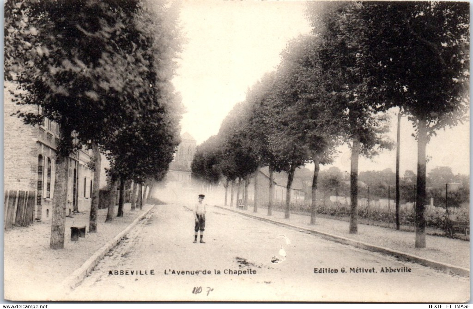 80 ABBEVILLE - L'avenue De La Chapelle  - Abbeville