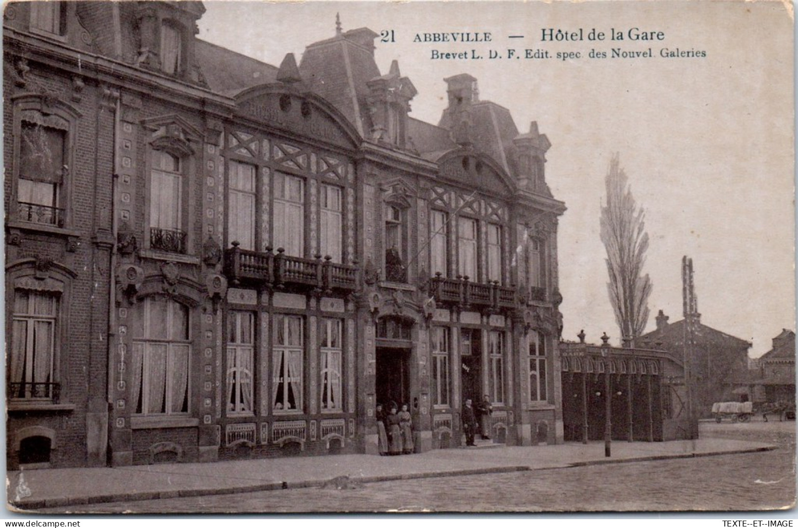 80 ABBEVILLE - Hotel De La Gare. - Abbeville