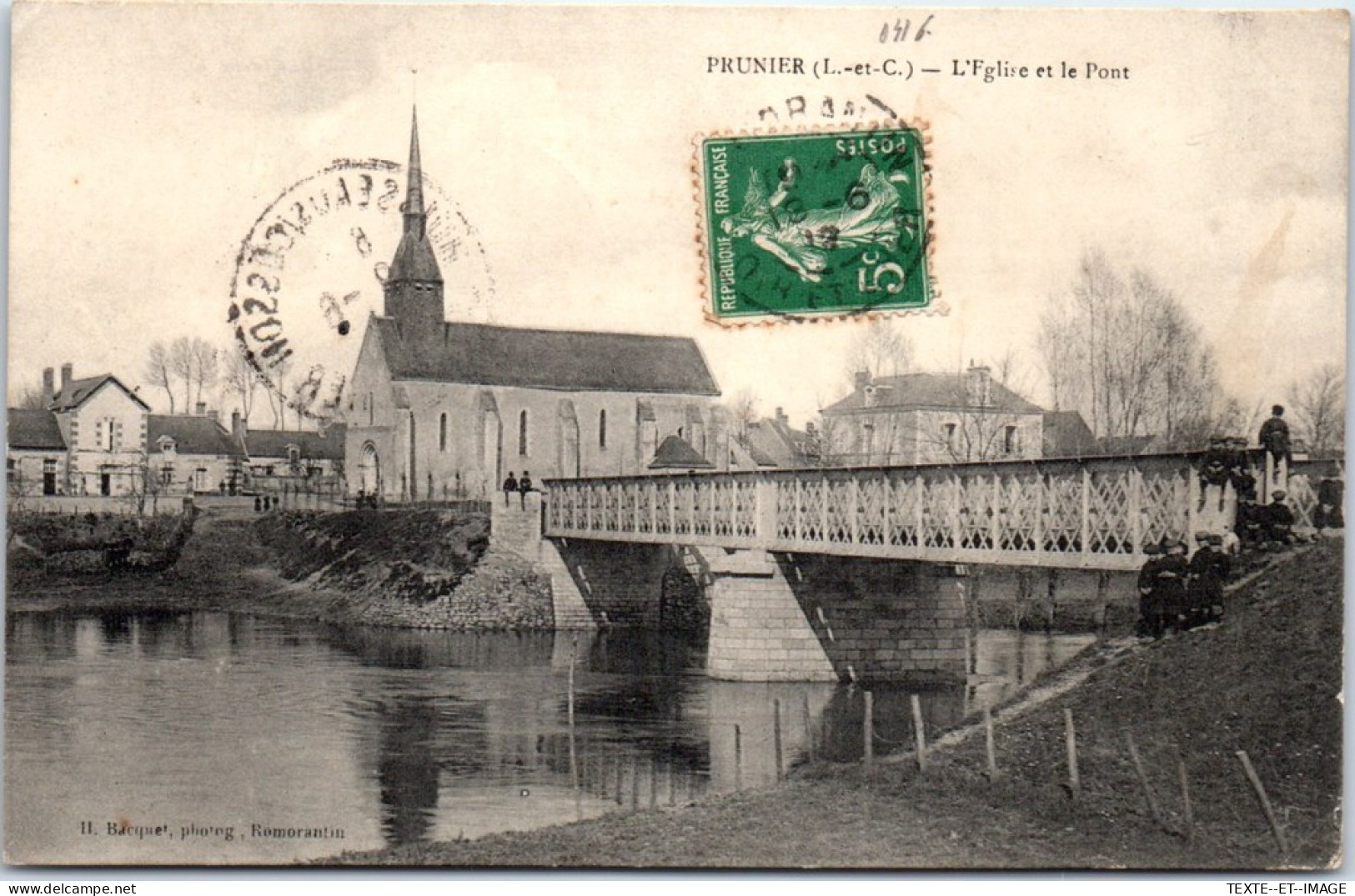 41 PRUNIERS - L'eglise Et Le Pont. - Sonstige & Ohne Zuordnung
