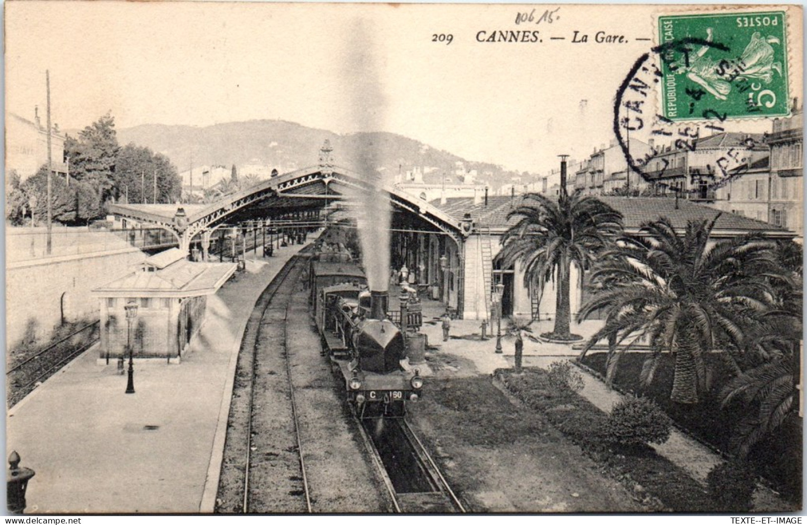 06 CANNES - La Gare (beau Plan De Train) - Cannes