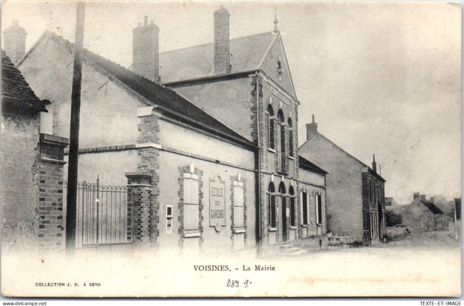 89 VOISINES - La Mairie.  - Andere & Zonder Classificatie