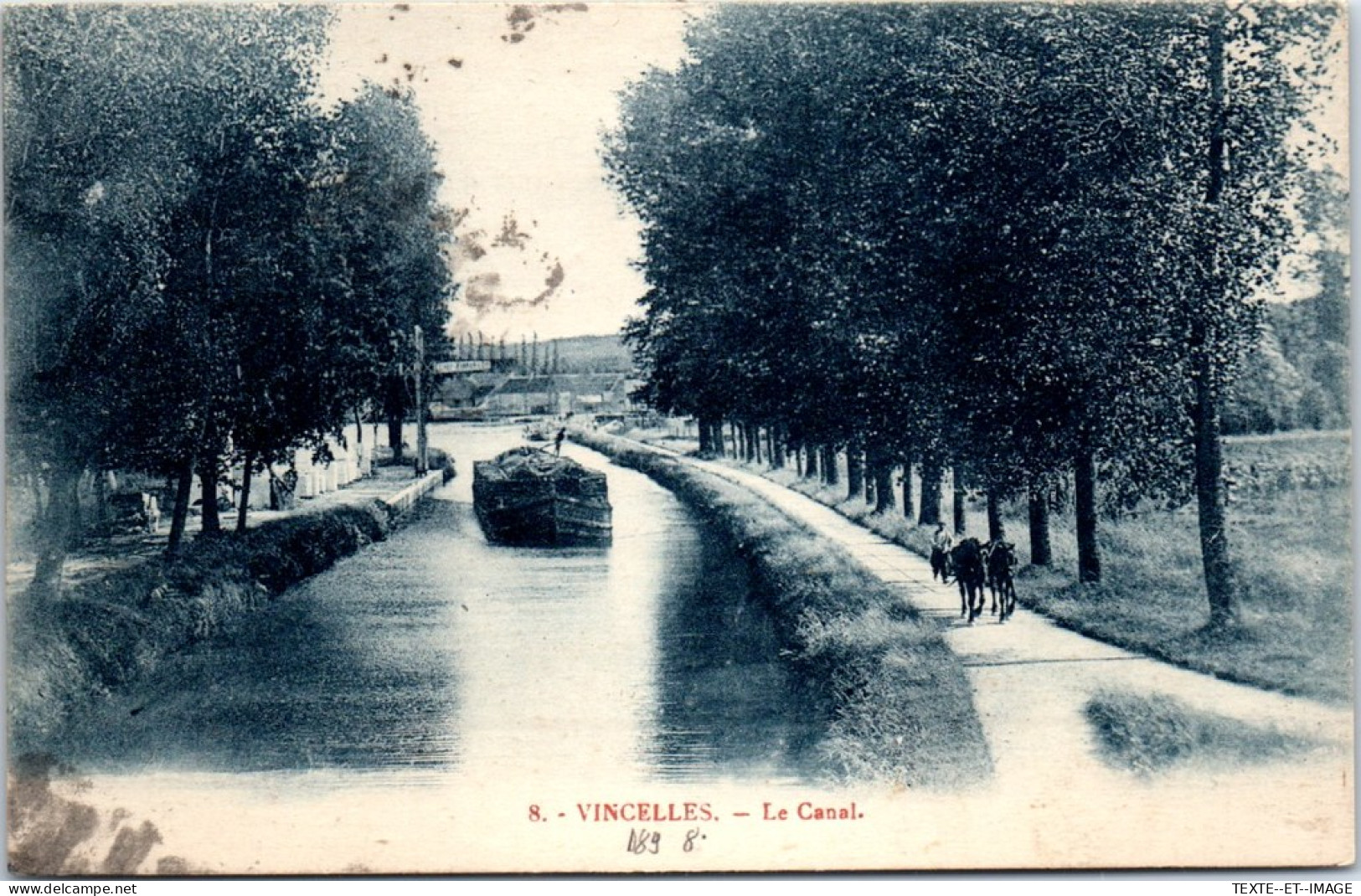 89 VINCELLES - Le Canal.  - Andere & Zonder Classificatie