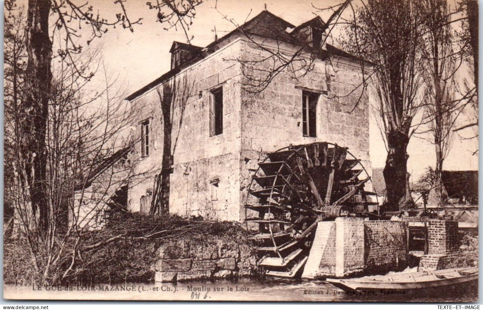 41 LE GUE DU LOIR - Moulin Sur Le Loir. - Other & Unclassified