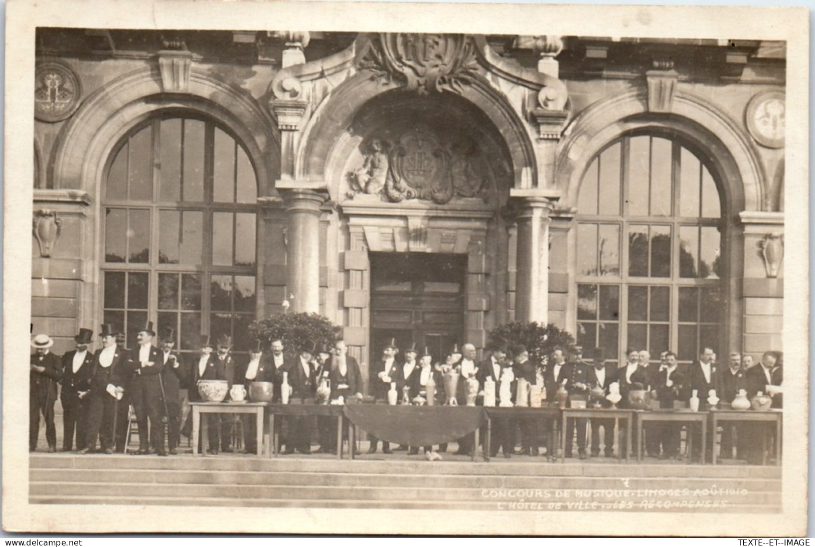 87 LIMOGES - Concours Musical 1910, Remise Des Prix  - Limoges