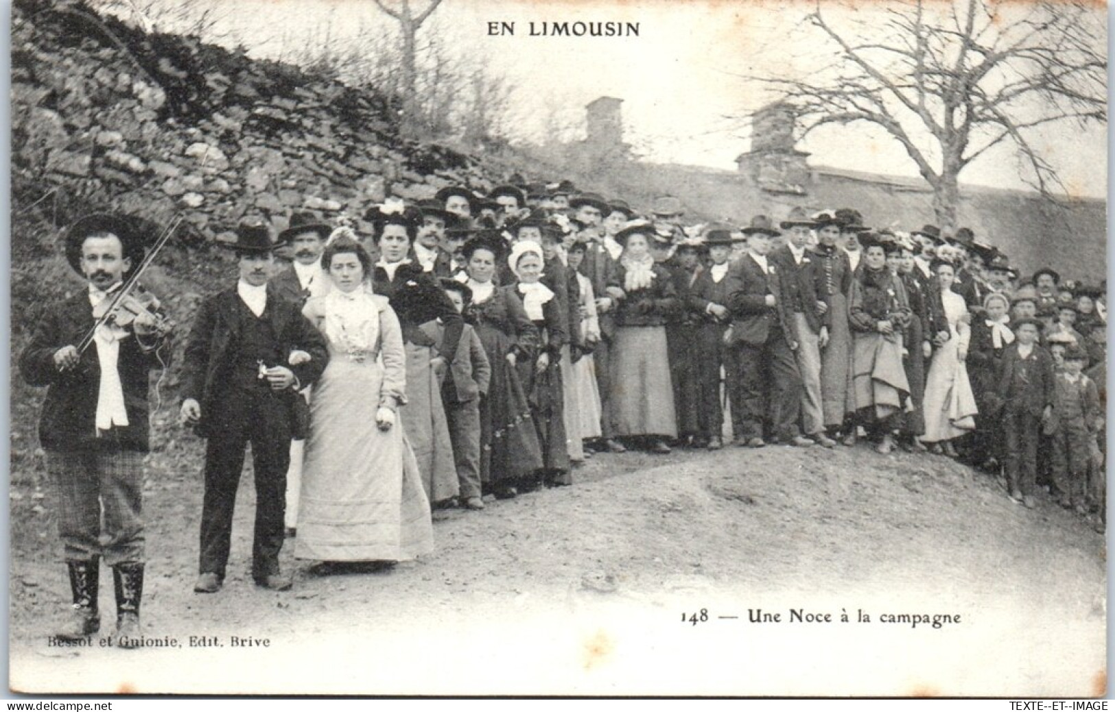 87 En Limousin, Une Noce A La Campagne. - Otros & Sin Clasificación