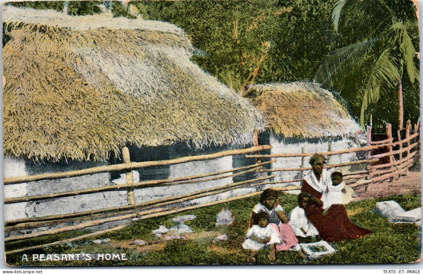 TRINIDAD ET TOBAGO - A Peasant's Home. - Trinidad