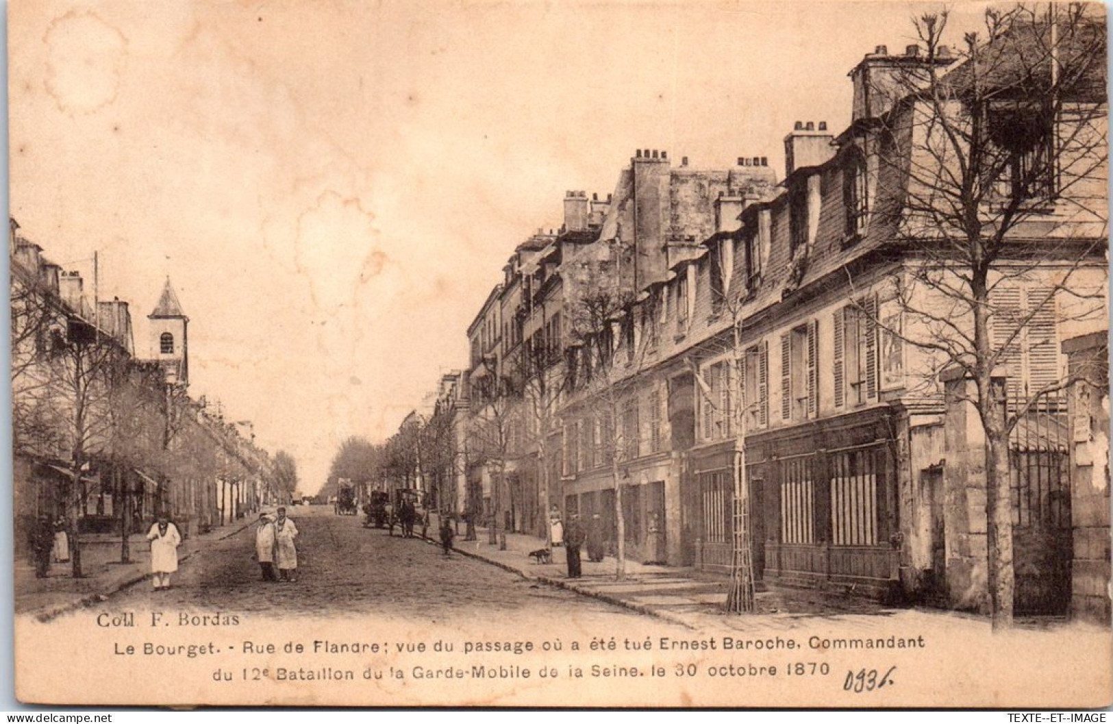 93 LE BOURGET - Perspective De La Rue De Flandre. - Le Bourget