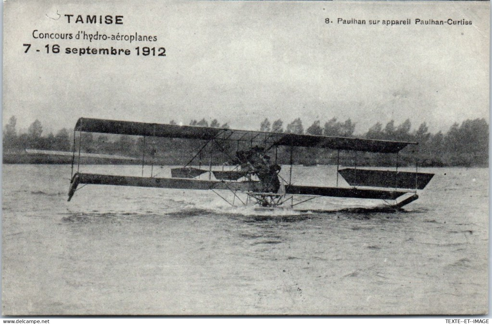 BELGIQUE  FLANDRE OCC - TAMISE - Concours Avion 1912, Paulhan  - Other & Unclassified