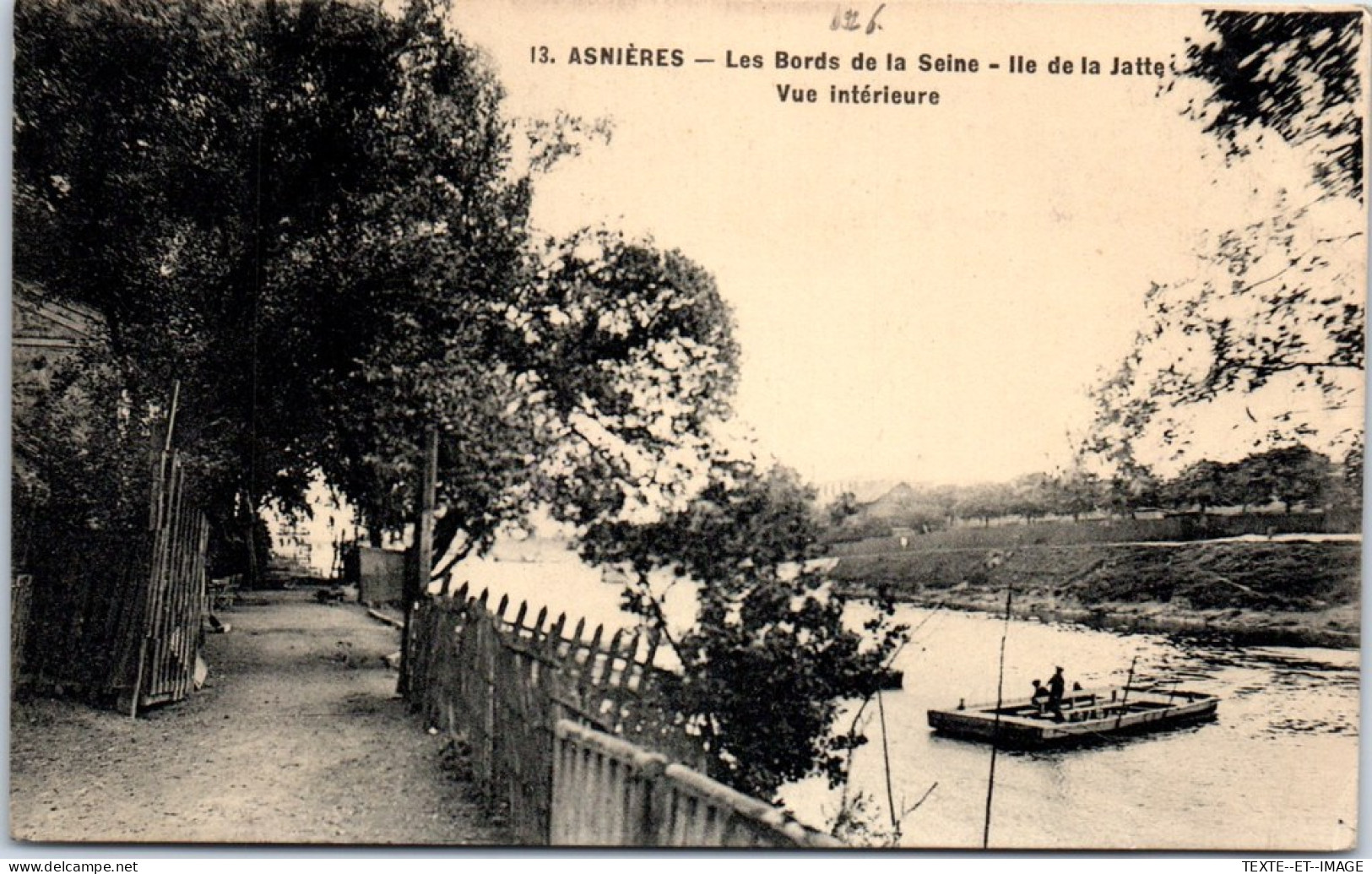 92 ASNIERES - Les Bords De La Seine, Ile De La Jatte. - Asnieres Sur Seine