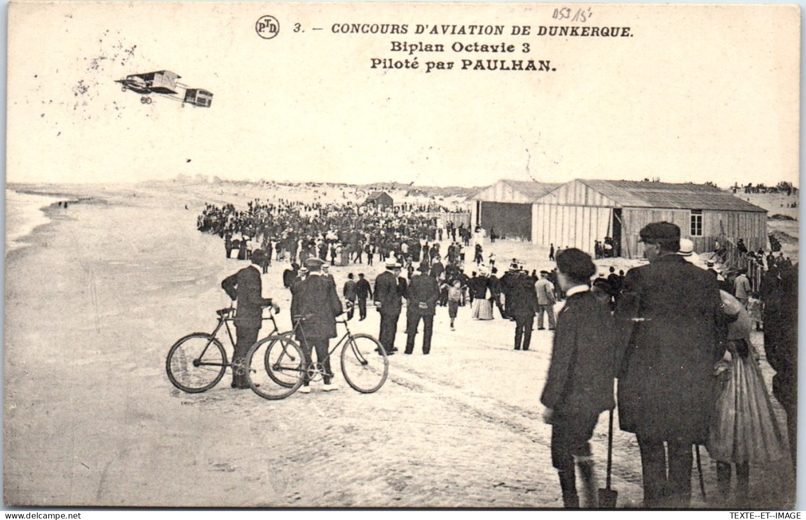 59 DUNKERQUE - Concours Aviation, La Foule Sur La Plage  - Dunkerque