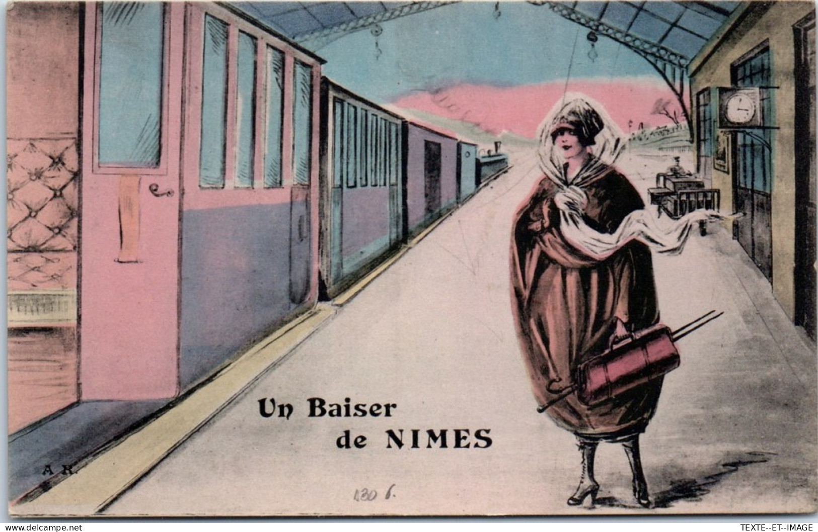 30 NIMES - Un Baiser De Nimes. - Nîmes