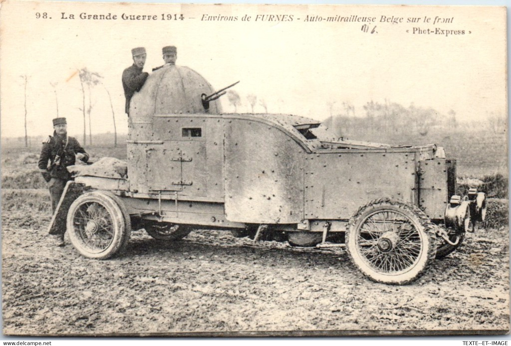 MILITARIA - MATERIEL - Auto-mitrailleuse Belge  - Other & Unclassified