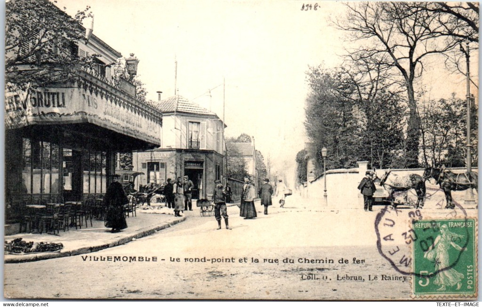 94 VILLEMONBLE - Rond Point Et Rue Du Chemin De Fer  - Sonstige & Ohne Zuordnung