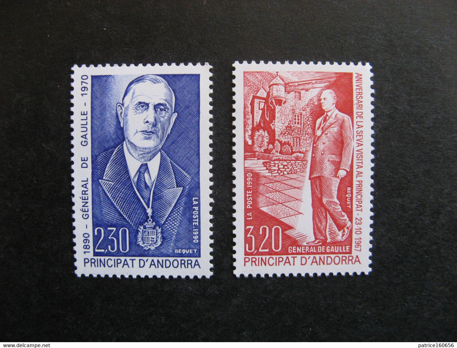 TB Paire De Timbres D'Andorre N° 398 Et N° 399, Neufs XX. - Nuovi