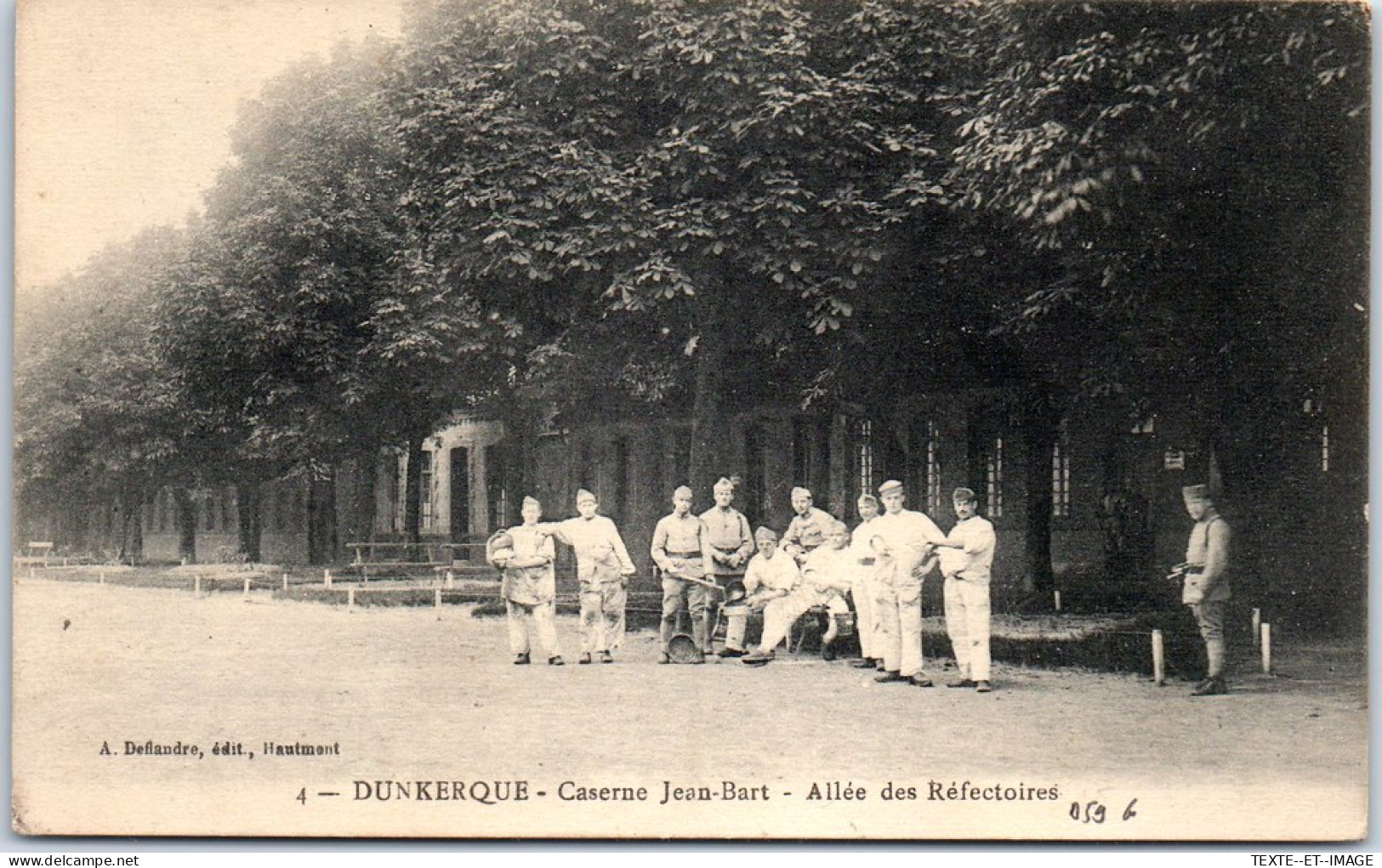 59 DUNKERQUE - Caserne Jean Bart, Allee Des Refectoires. - Dunkerque