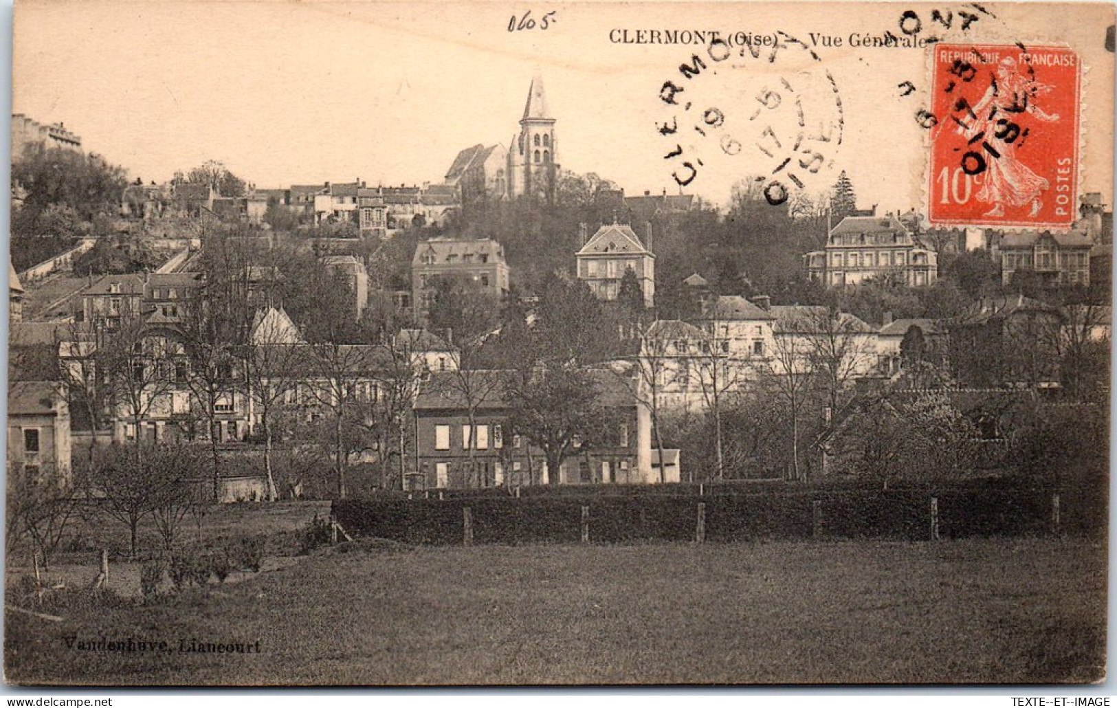 60 CLERMONT - Vue Generale Sur La Ville. - Clermont