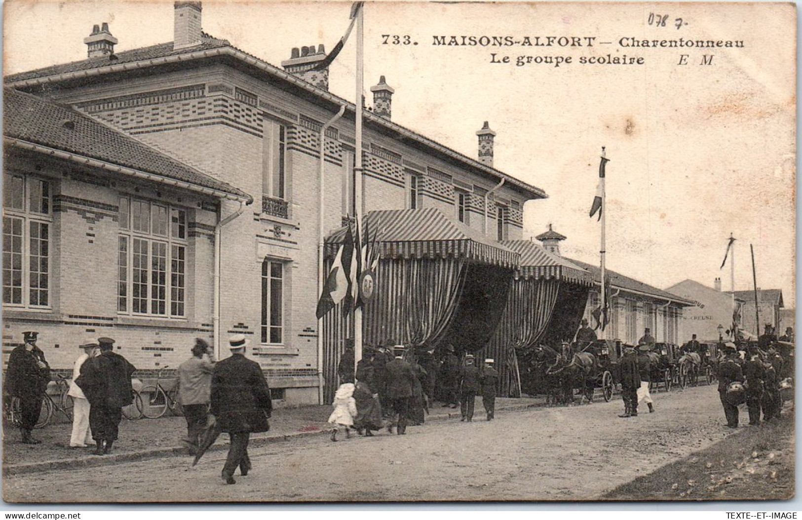 94 MAISONS ALFORT - Charentonneau, Le Groupe Scolaire. - Maisons Alfort